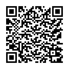 QR-koodi puhelinnumerolle +17172001814