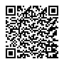 QR-koodi puhelinnumerolle +17172001820