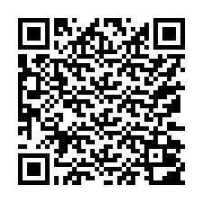 Código QR para número de teléfono +17172002058