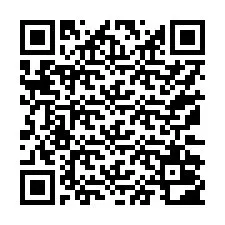 QR-code voor telefoonnummer +17172002554