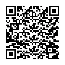 QR-code voor telefoonnummer +17172002726