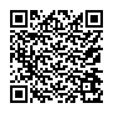 QR-код для номера телефона +17174671383