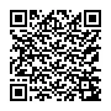 QR код за телефонен номер +17177243620