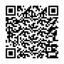 Código QR para número de teléfono +17183033809