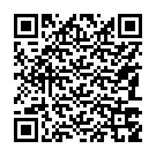 Código QR para número de teléfono +17183759803