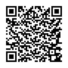 QR-code voor telefoonnummer +17187342306