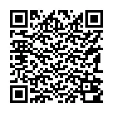 QR Code pour le numéro de téléphone +17192000010