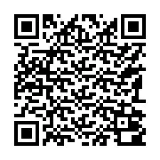 QR-код для номера телефона +17192000014