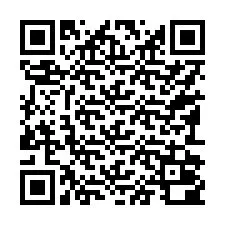 QR kód a telefonszámhoz +17192000018