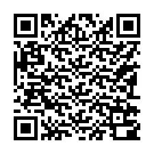 QR kód a telefonszámhoz +17192700439