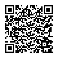 QR Code สำหรับหมายเลขโทรศัพท์ +17192701700