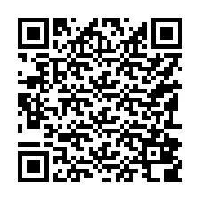 QR kód a telefonszámhoz +17192808154