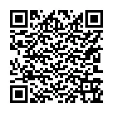 QR-koodi puhelinnumerolle +17203165045