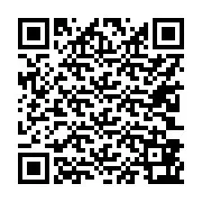 QR kód a telefonszámhoz +17203863227