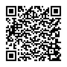 Kode QR untuk nomor Telepon +17204053010