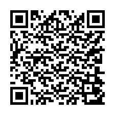 QR-koodi puhelinnumerolle +17204053018