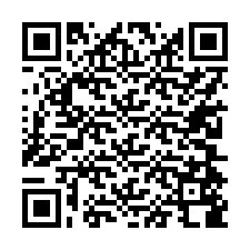 QR-Code für Telefonnummer +17204588137