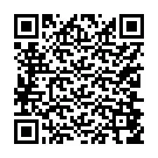 QR-koodi puhelinnumerolle +17206856299