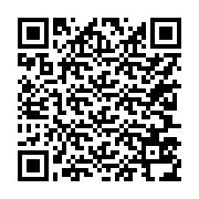 QR kód a telefonszámhoz +17207534529