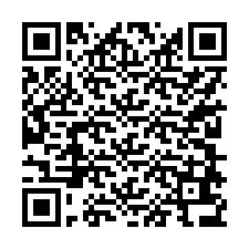 QR код за телефонен номер +17208636034