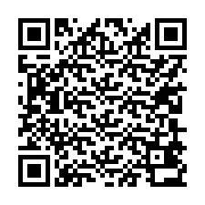 QR-koodi puhelinnumerolle +17209432053