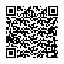 QR-код для номера телефона +17209992817