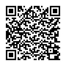 電話番号のQRコード +17242000014