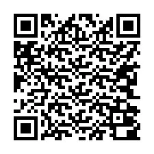電話番号のQRコード +17242000033