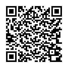 QR-koodi puhelinnumerolle +17242000104