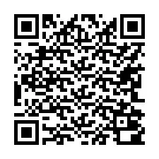 QR-koodi puhelinnumerolle +17242000117