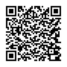 QR-koodi puhelinnumerolle +17242000121