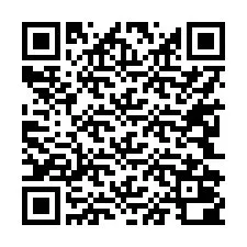 QR код за телефонен номер +17242000123