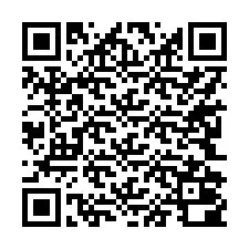 QR-код для номера телефона +17242000126