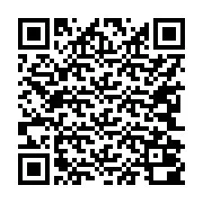 電話番号のQRコード +17242000133