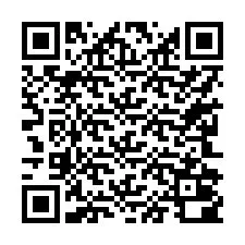 QR-koodi puhelinnumerolle +17242000149