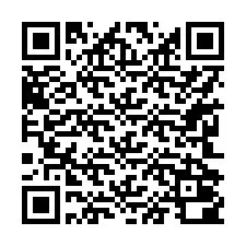 Código QR para número de teléfono +17242000215