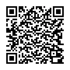 QR-код для номера телефона +17242000222