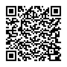 QR kód a telefonszámhoz +17242000240