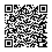 QR kód a telefonszámhoz +17242000244