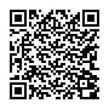 QR код за телефонен номер +17242000305