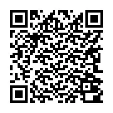 QR-koodi puhelinnumerolle +17242000342