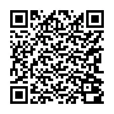 QR-koodi puhelinnumerolle +17242000350