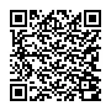 QR Code สำหรับหมายเลขโทรศัพท์ +17242000360