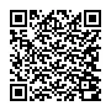 QR-koodi puhelinnumerolle +17242000372