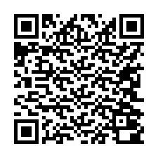 Codice QR per il numero di telefono +17242000373