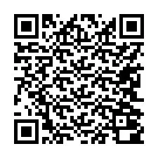 QR kód a telefonszámhoz +17242000377