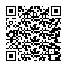 QR-koodi puhelinnumerolle +17242000384