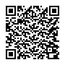 QR-kood telefoninumbri jaoks +17242000389