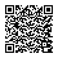 QR kód a telefonszámhoz +17242000478