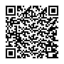 QR код за телефонен номер +17242000598